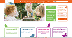 Desktop Screenshot of landstedekinderopvang.nl